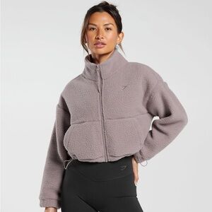 Gymshark | cropped fleece jacket